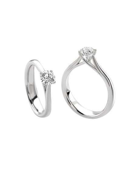 Anello Solitario Giorgio Visconti con Diamante 0,71ct AB16304G