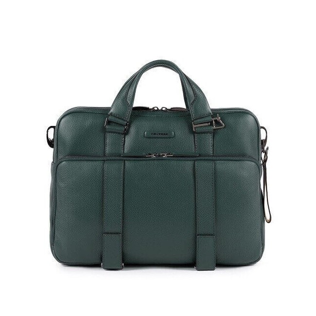 Piquadro green briefcase with two handles for Ipad - CA4896MOS / VE