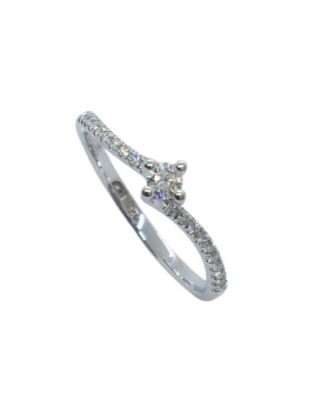 Anello Solitario Giorgio Visconti con Diamante 0.10ct  ABX15593