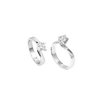 Giorgio Visconti Solitaire Ring with 0.10ct Diamond AB12680B