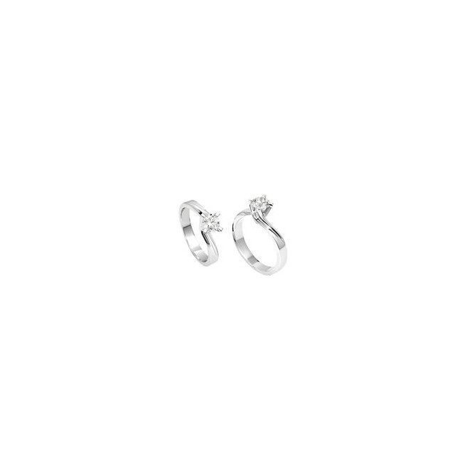 Anello Solitario Giorgio Visconti con Diamante 0.10ct AB12680B