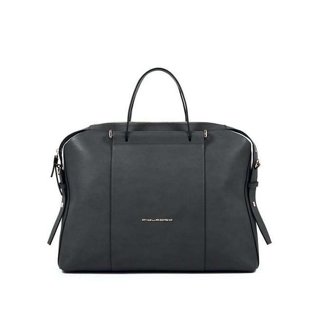 Cartella in pelle Piquadro Circle nera - CA4577W92/N