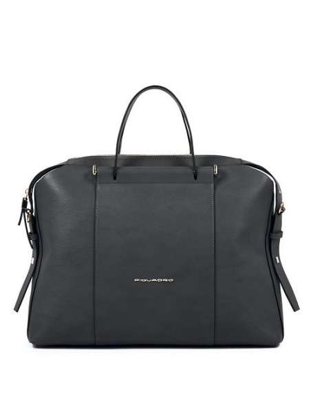 Piquadro Circle black leather briefcase - CA4577W92 / N
