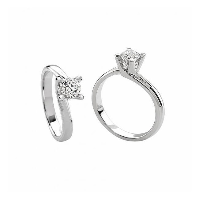 Anello Solitario Giorgio Visconti con Diamante 0.10ct AB16295A