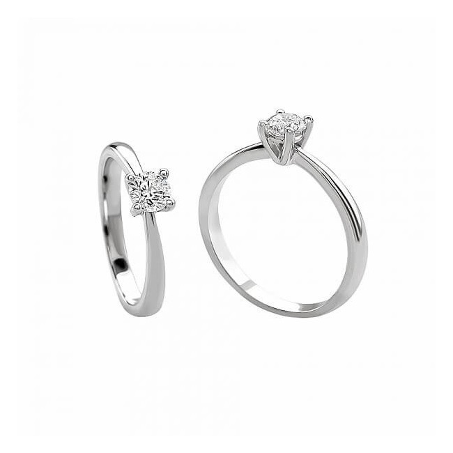 Anello Solitario Giorgio Visconti con Diamante 0.15ct  AB15193A