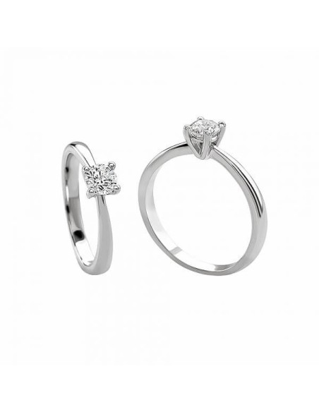 Anello Solitario Giorgio Visconti con Diamante 0.15ct  AB15193A