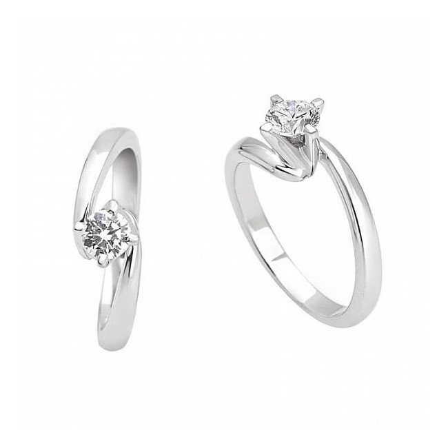 Giorgio Visconti Solitärring mit 0,22 ct Diamant AB13629B