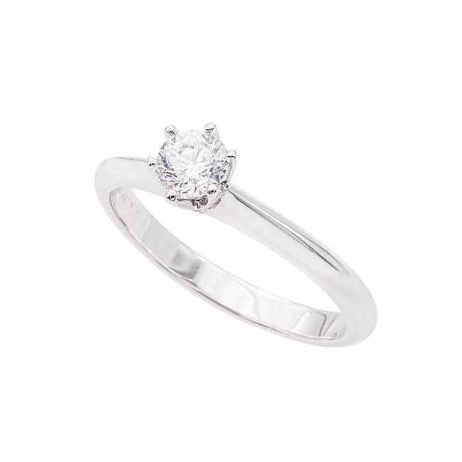 Giorgio Visconti Solitaire Ring with 0.42ct Diamond AB16602F