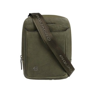 Piquadro Black Square Ipad Tasche grünes Leder CA3084B3 / VE