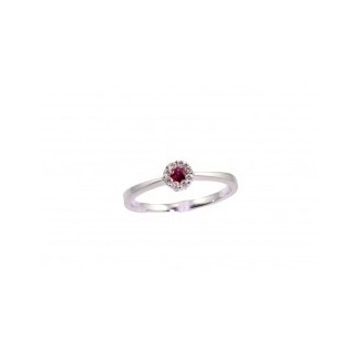 Ring with Ruby and Diamonds Giorgio Visconti - ABX15041R