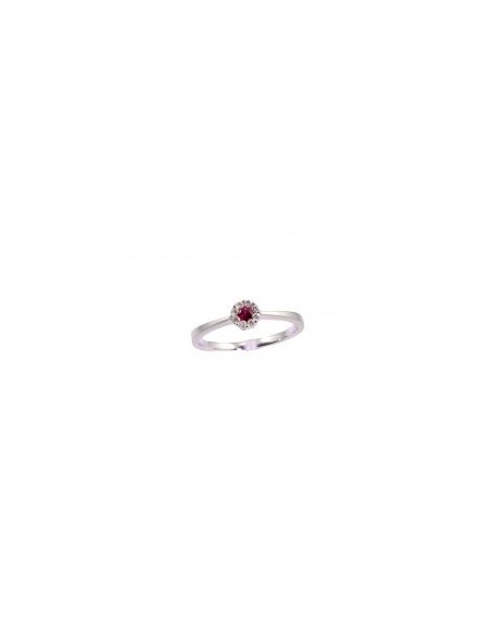Ring with Ruby and Diamonds Giorgio Visconti - ABX15041R