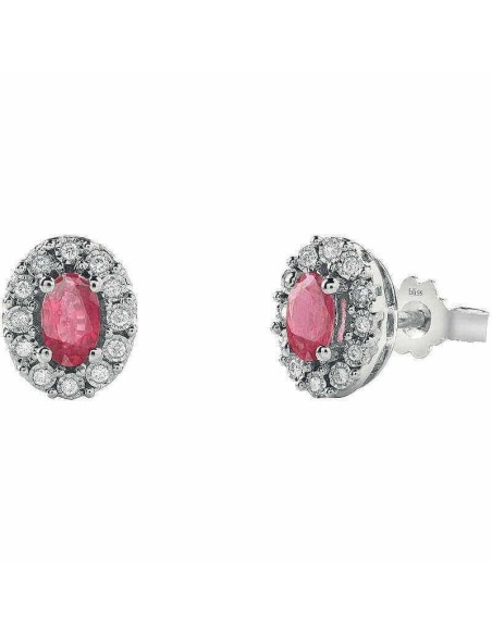 Bliss Regal earrings with Ruby and diamonds - 20085215