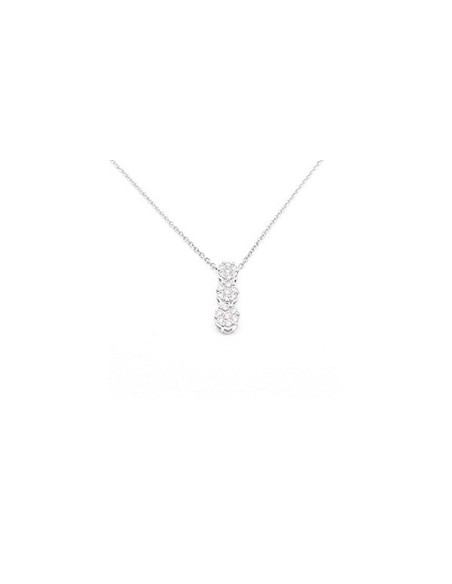 Giorgio Visconti Trilogy Necklace with Pavè Diamonds - GBX33023