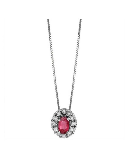 Bliss Regal necklace with Ruby and diamonds - 20085213