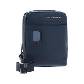Piquadro Akron shoulder bag for iPad mini, blue - CA3084AO / BLU