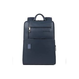 Zaino Piquadro in pelle blu Akron porta pc - CA3214AO/BLU