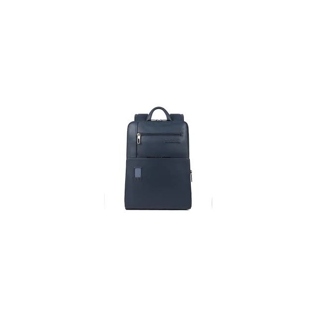 Piquadro Rucksack aus Akron blauem Leder für PC - CA3214AO / BLU