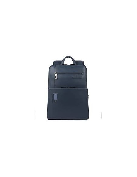 Piquadro Rucksack aus Akron blauem Leder für PC - CA3214AO / BLU