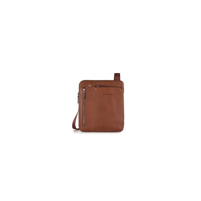 Piquadro Black Square bag in tobacco leather - CA1816B3 / CU