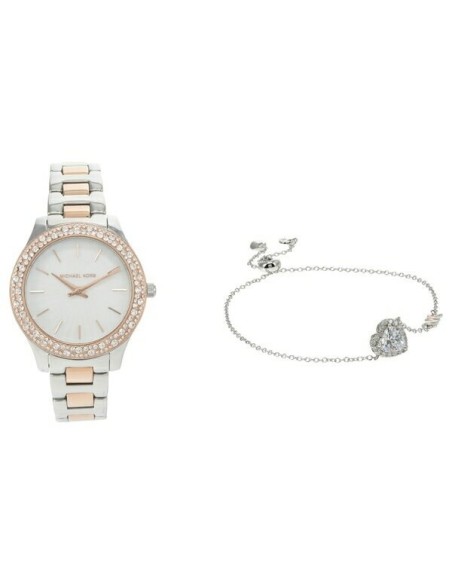 Michael Kors Liliane Uhr und Armband Set mit Kristallen - MK1048