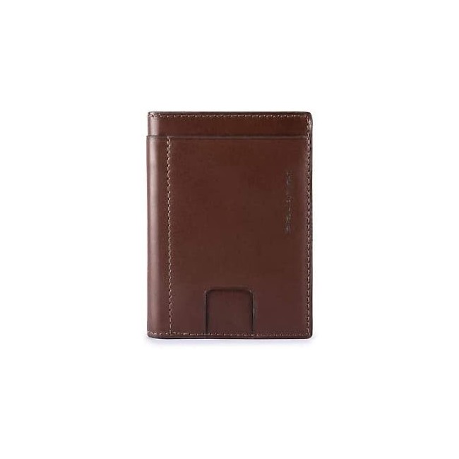 Portafoglio Piquadro Bold, testa di moro con RFID PP4769BOR/TM