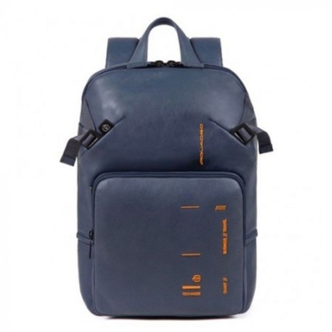 Piquadro Kyoto Rucksack mit Ipad-Halter blaues Leder CA4923S106 / BLU