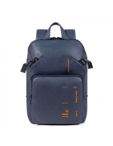 Piquadro Kyoto Rucksack mit Ipad-Halter blaues Leder CA4923S106 / BLU