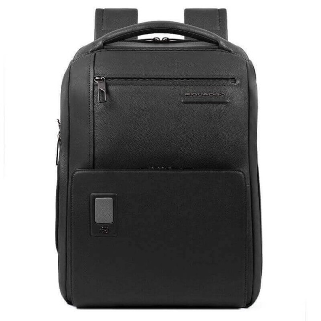 Piquadro Akron Rucksack Ipad Halter schwarz Leder CA5105AO / N