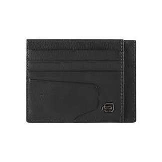 Piquadro Akron credit card holder black - PP2762AOR / N