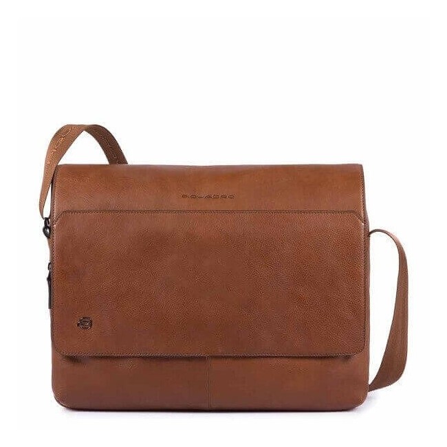 Messenger pc holder Piquadro Black Square leather CA4639B3 / CU