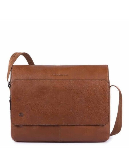 Messenger pc holder Piquadro Black Square leather CA4639B3 / CU