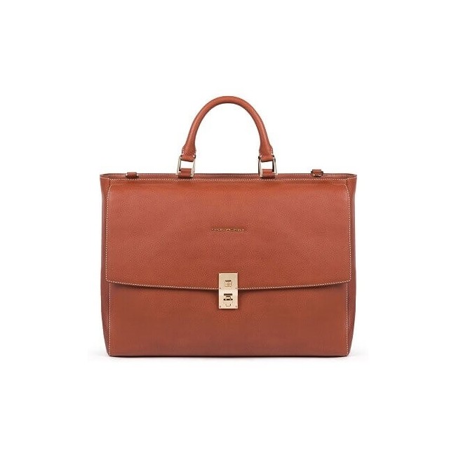 Cartella porta computer Piquadro Dafne cuoio - CA5279DF/CU
