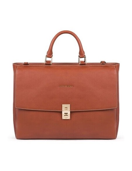 Cartella porta computer Piquadro Dafne cuoio - CA5279DF/CU