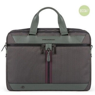 Fast-check briefcase for PC Piquadro Trakai green CA5528W109 / VE