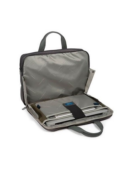 Fast-check briefcase for PC Piquadro Trakai green CA5528W109 / VE