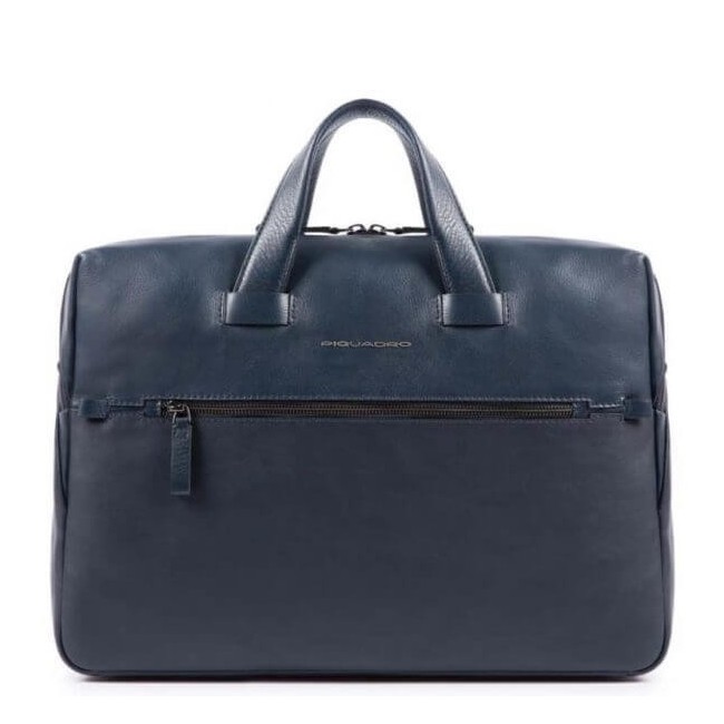 Piquadro Line briefcase for pc with two handles blue - CA4478W89 / BLU