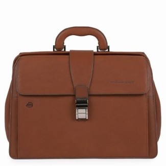 Cartella medico Piquadro Black Square cuoio - CA2007B3/CU