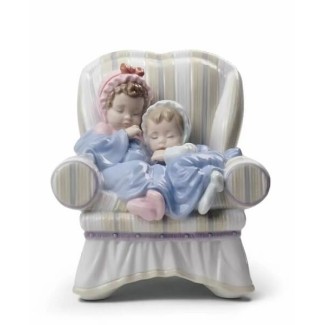 Lladrò Bimbi Skulptur „Meine zwei kleinen Schätze“ - 01008717
