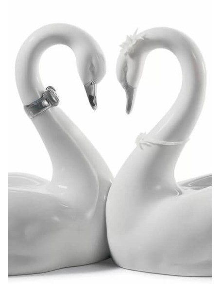 Lladrò Sculpture Swans Love without end - 01007049