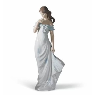 Sculpture Lladrò Woman The whisper of flowers - 01006918
