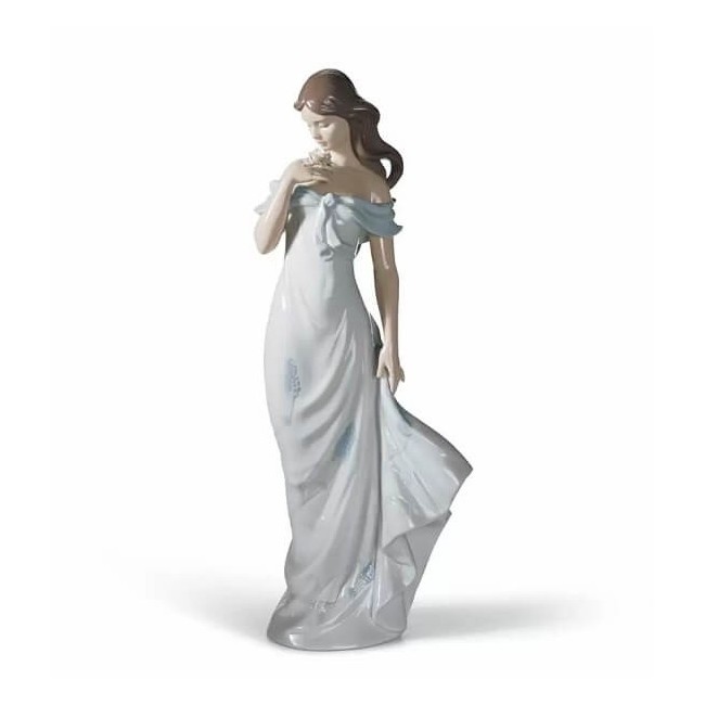 Scultura Lladrò Donna Il sussurro dei fiori - 01006918