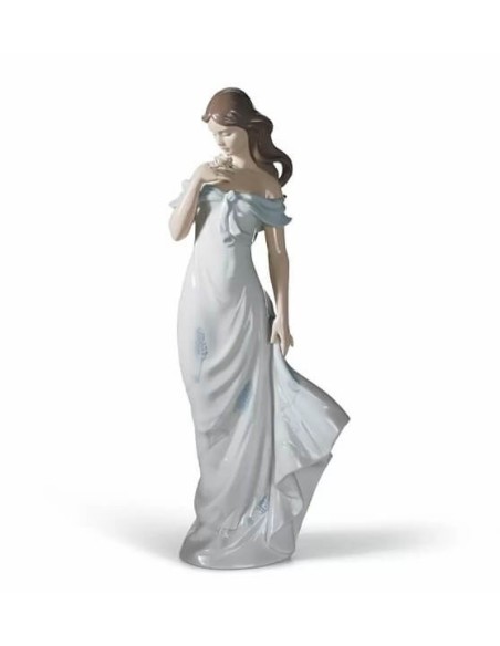 Sculpture Lladrò Woman The whisper of flowers - 01006918