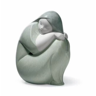 Scultura Lladrò Figurina Bimba luna - 01018048