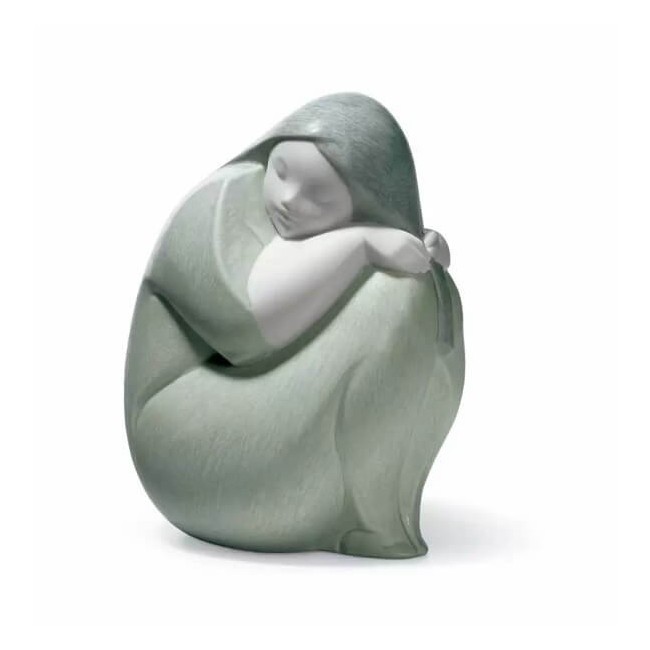 Skulptur Lladrò Figur Mädchen Mond - 01018048