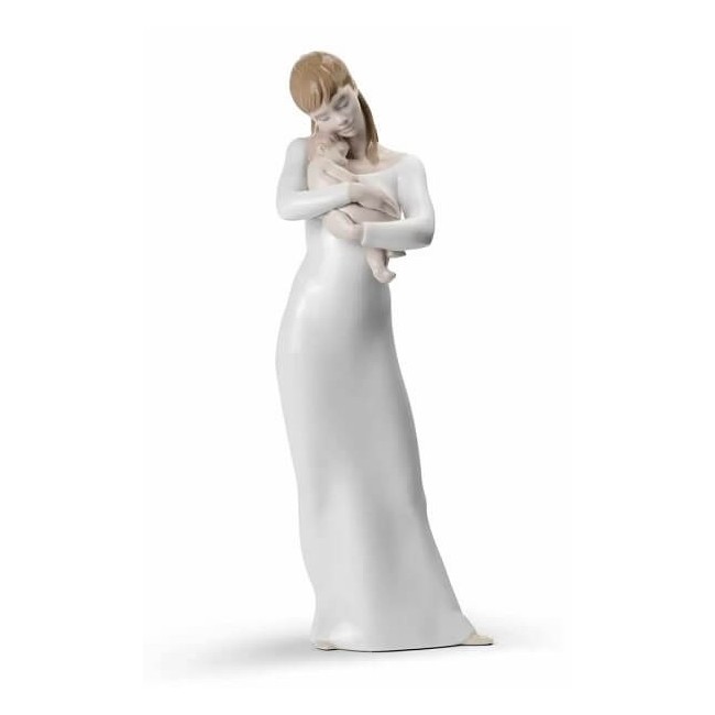 Scultura Lladrò Madre Buonanotte angelo mio - 01008714