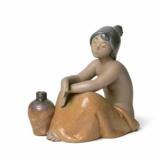 Lladrò Palancia sculpture in matt porcelain - 01012145