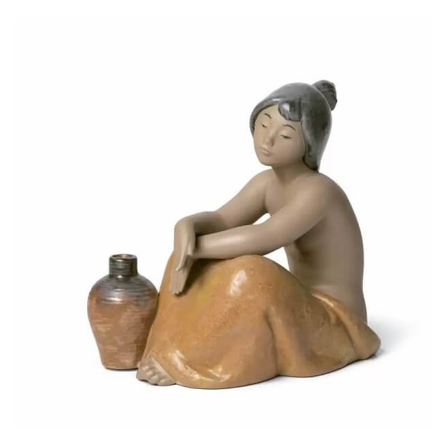 Lladrò Palancia sculpture in matt porcelain - 01012145