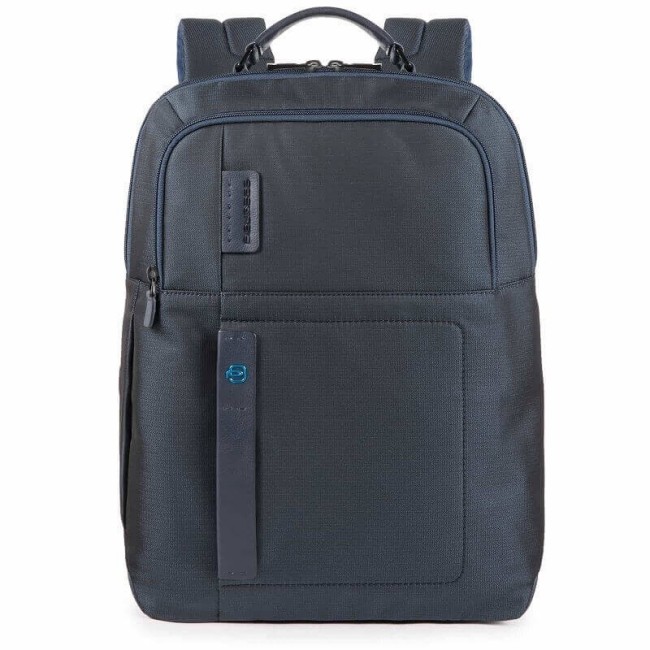 Piquadro Pulse P16 Rucksack aus blauem Stoff - CA4174P16 / CHEVBLU