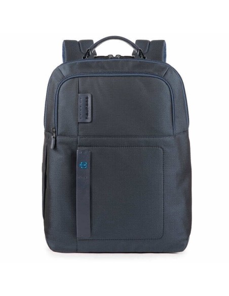 Piquadro Pulse P16 Rucksack aus blauem Stoff - CA4174P16 / CHEVBLU
