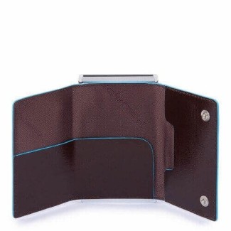 Compact wallet Piquadro Blue Square mogano - PP4891B2R/MO 2